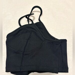 Free People FP Movement Sage Longline Black Bralette